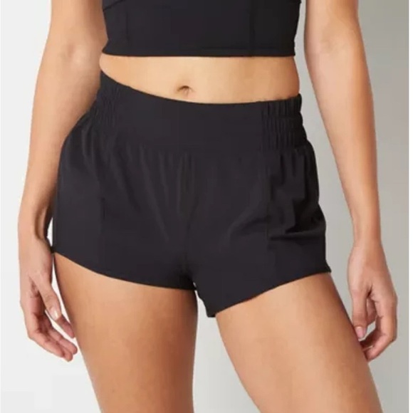Arizona Mid Rise Shortie Short-Waist across 17” 
Inseam 2.5”Rise 13”) - Picture 1 of 6